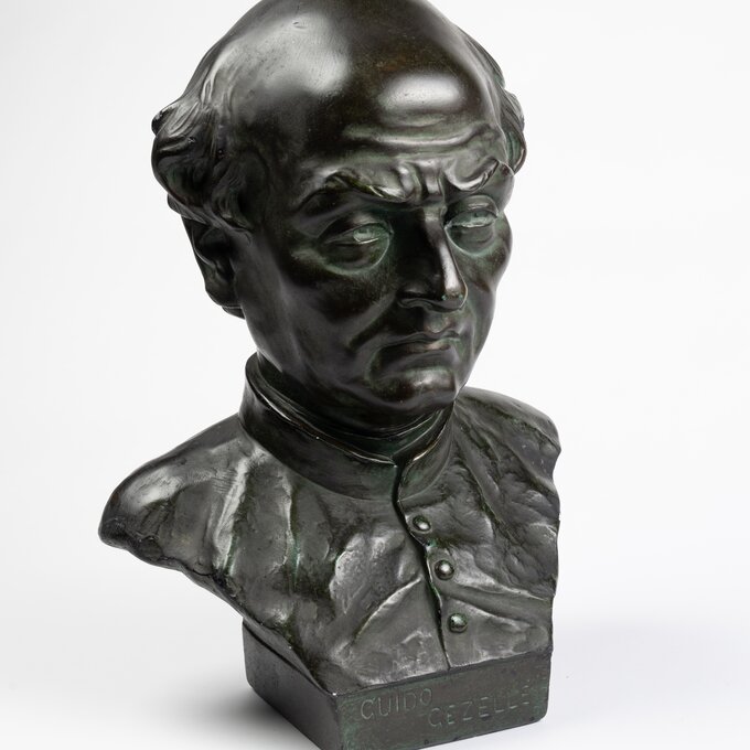 Het borstbeeld van Guido Gezelle