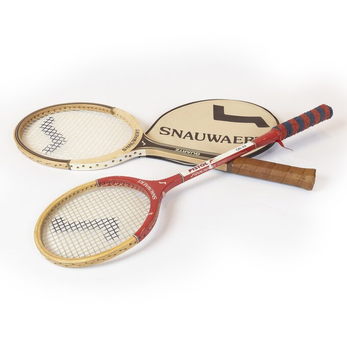 De tennisrackets van Snauwaert