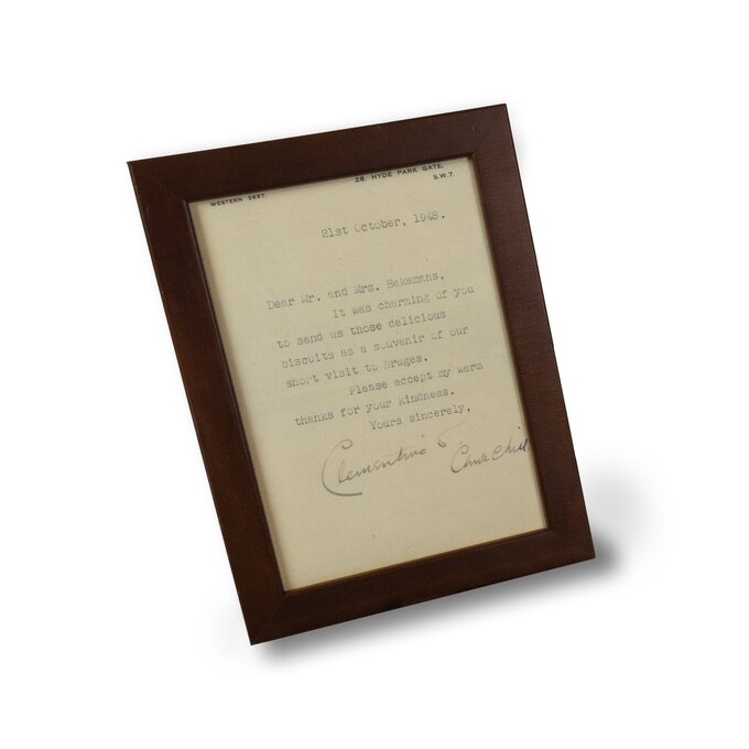 De brief van Winston Churchill